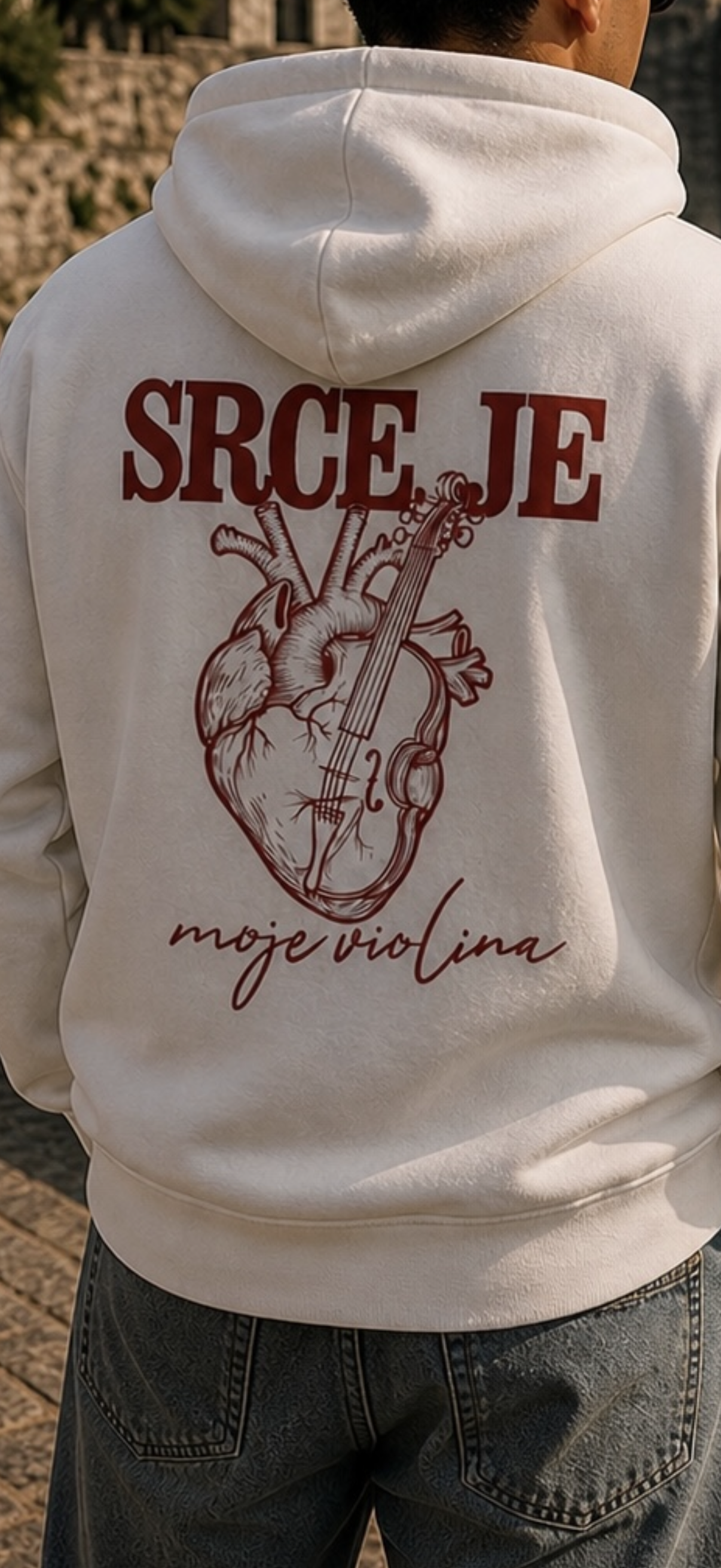 JBTS - Hoodie MOJE VIOLINA - UNISEX